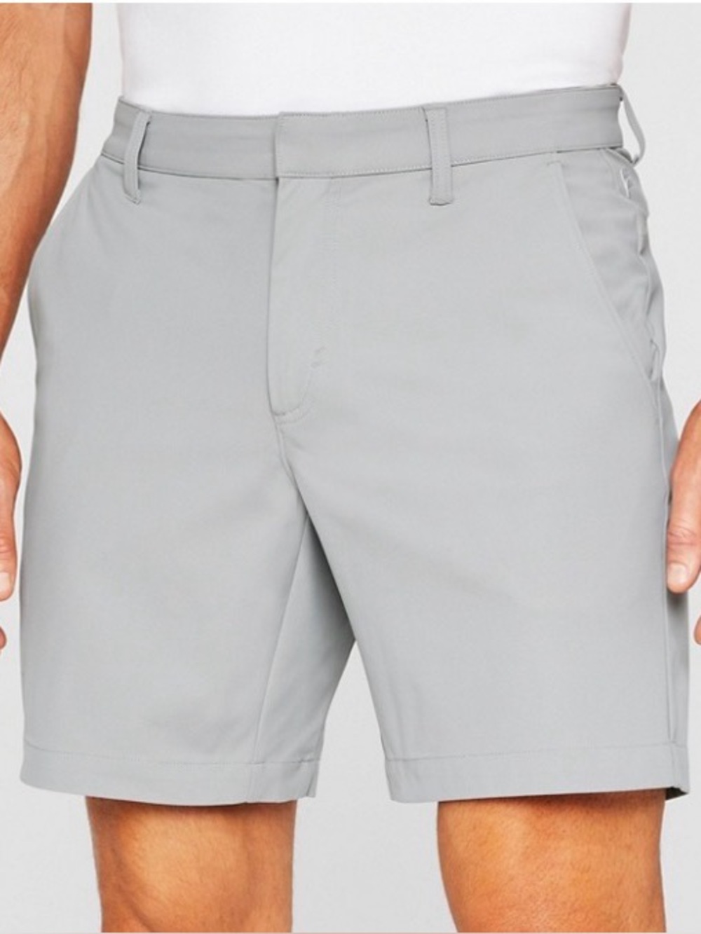 Fabletics Men's The Don Performance Golf Shorts Shadow Gray Sz 30